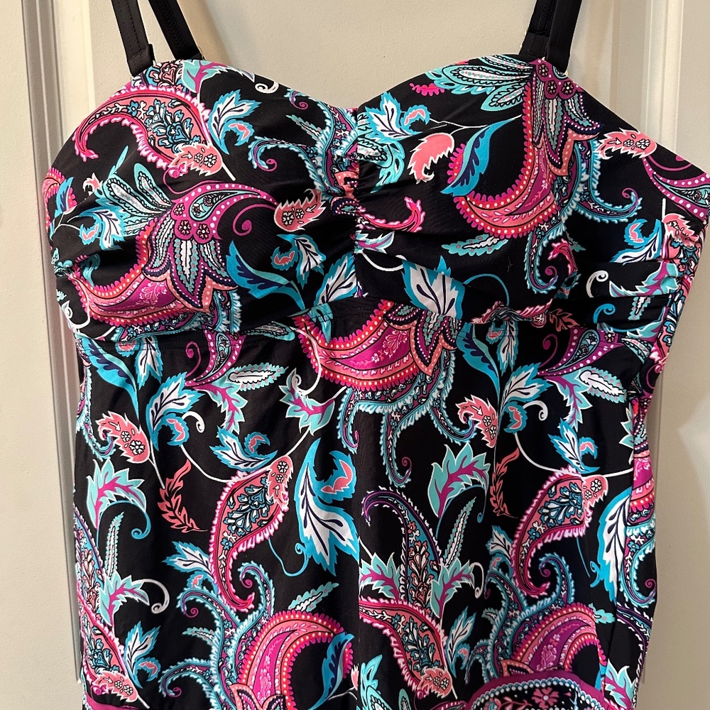 Bandeau Tankini Swim Top